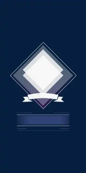 简约创意菱形文字框【高清边框纹理png素材】-90设计