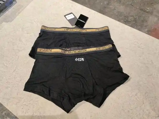 ea阿玛尼经典款男士平角内裤