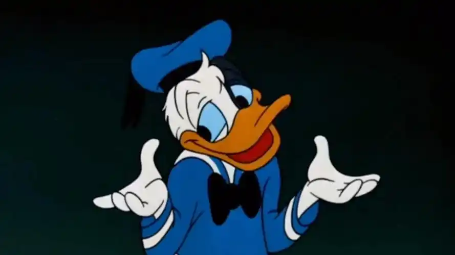 迪士尼动画唐老鸭帆布背鸭(猫和老鼠片尾曲:1954年10月21日)