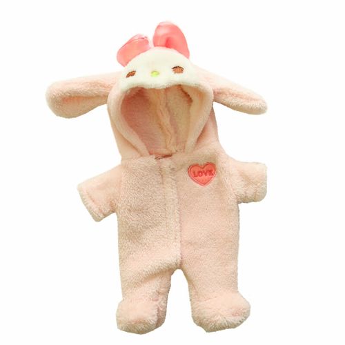 微凡嘉(weifanjia)可爱洋娃娃衣服粉嫩美乐蒂连体服女孩幼儿园宝宝