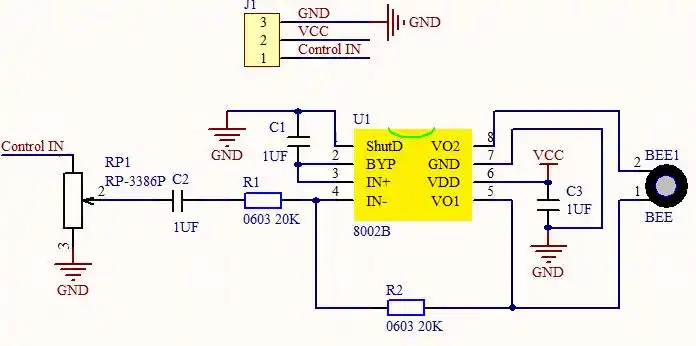 ke4067s diy电子积木 8002b功放 喇叭模块 | 科易互动机器人