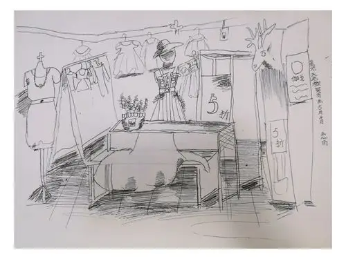 日晚4:50-7:20东校区国际动漫提高班《橱窗写生》