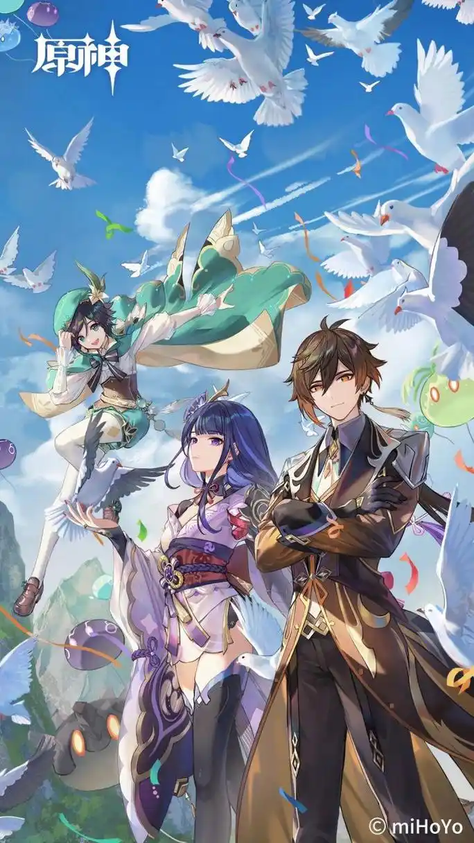 原神 各种人物大合照