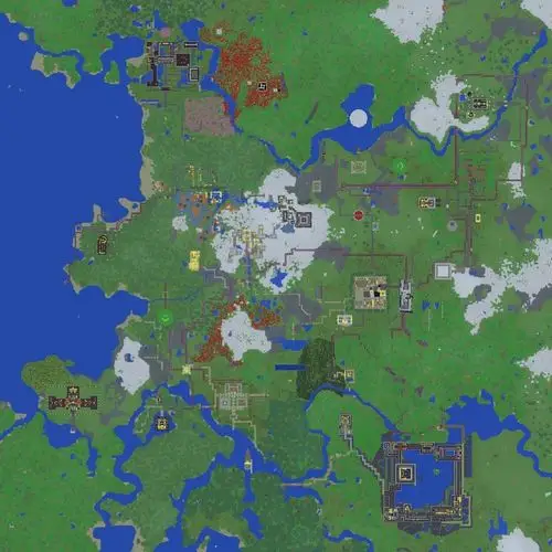 arahitogami:我的幻想乡 先发一张全地图占楼,具体的建筑照片我会慢慢