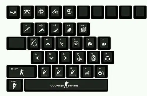 csgo专属键盘贴让你玩csgo更有感觉