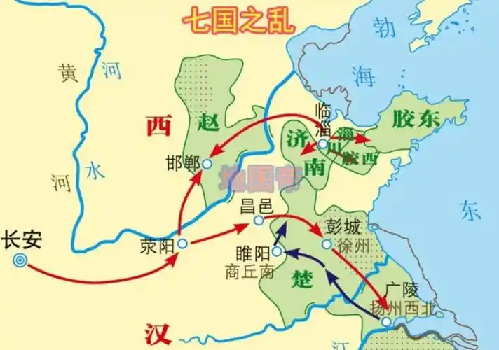 "七王跌倒,景帝吃饱"的七国之乱,到底是怎么一回事呢?