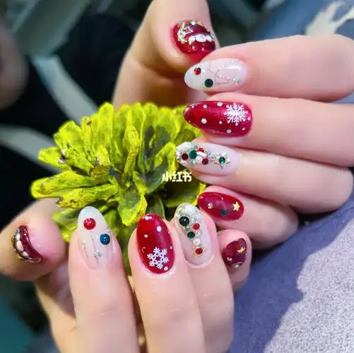 圣诞美甲