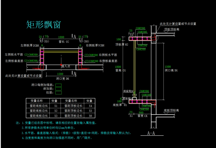 飘窗这里的钢筋是什么钢筋?怎么填写?
