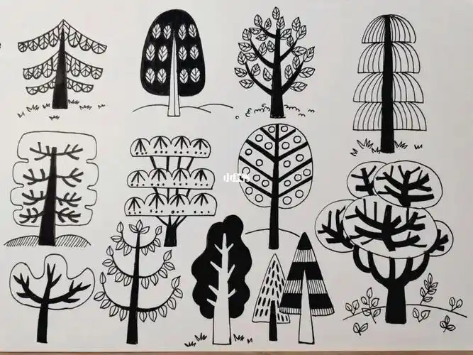 简笔画——树木