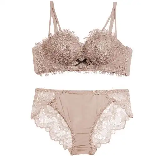 内衣罩上胸衣套装一套内裤文胸少女半杯女小文胸