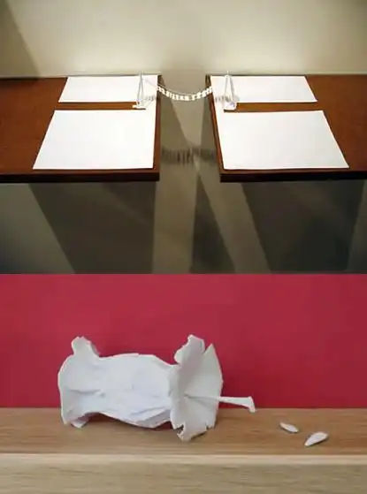 白纸的创意——丹麦艺术家皮特·卡尔森作品