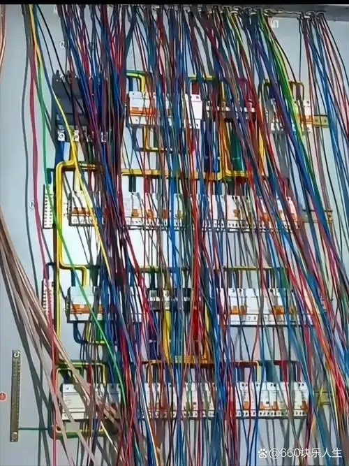 90后电工在单位中展现出的电柜线路整理技艺,简直让人叹为观止!