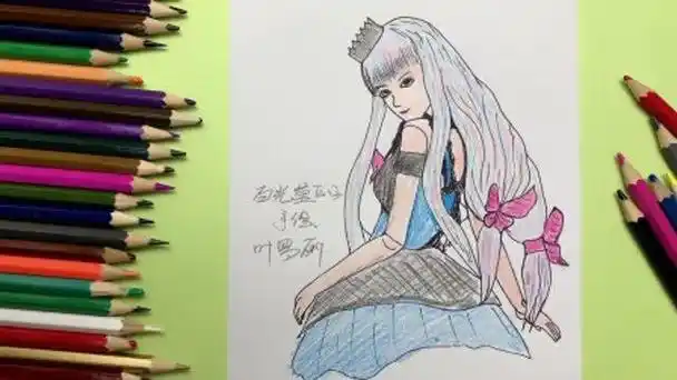 精灵梦叶罗丽中的白光莹简笔画