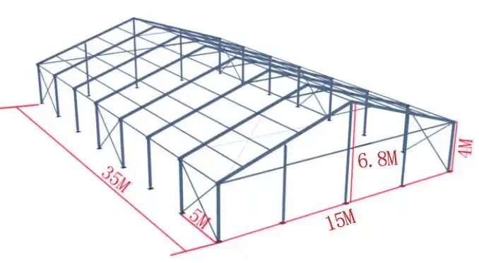 a字型篷房-跨度15米