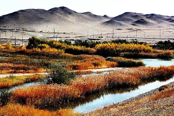 中国新疆戈壁滩