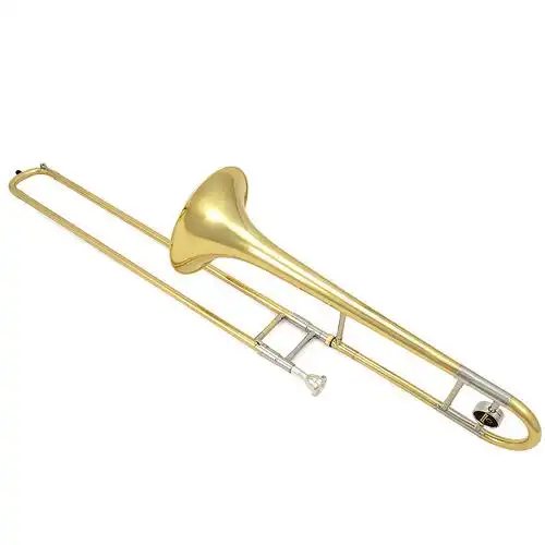 长号乐器中音拉管金银双色长号