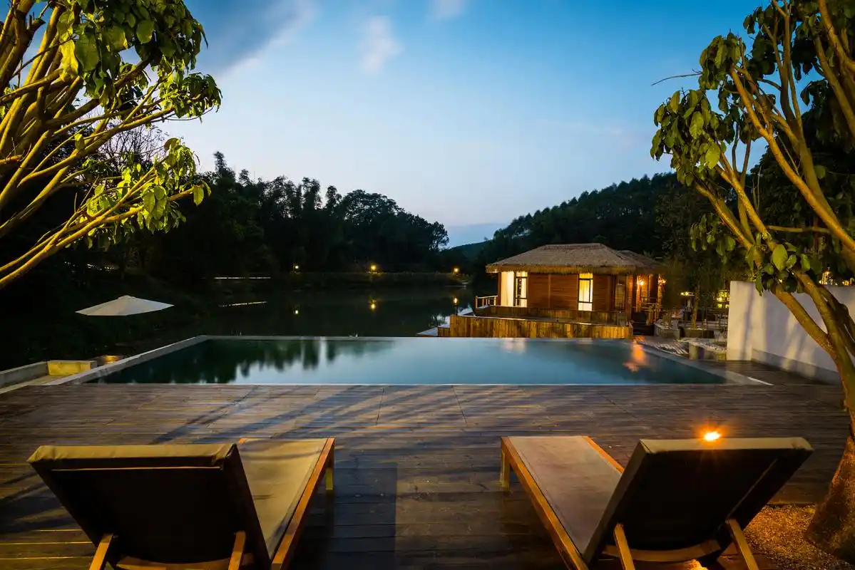 带着避暑攻略上热搜#南京紫清湖温泉度假区,夏日避暑圣地!