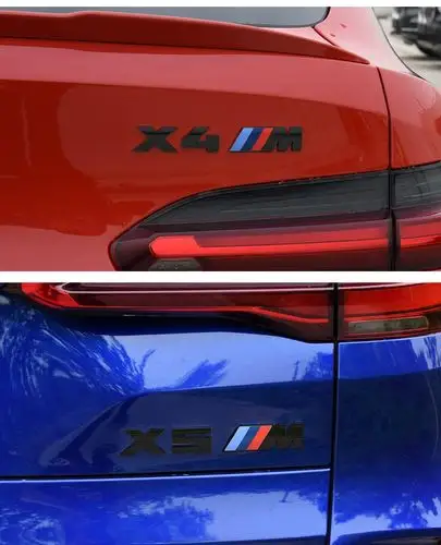适用宝马m标尾标改装3系5系车标m5m3车标贴x3x5x6m叶子板运动标志 原