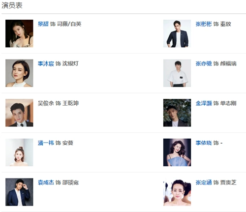 电视剧司藤演员都有谁司藤演员表 司藤各人物关系介绍结局分析