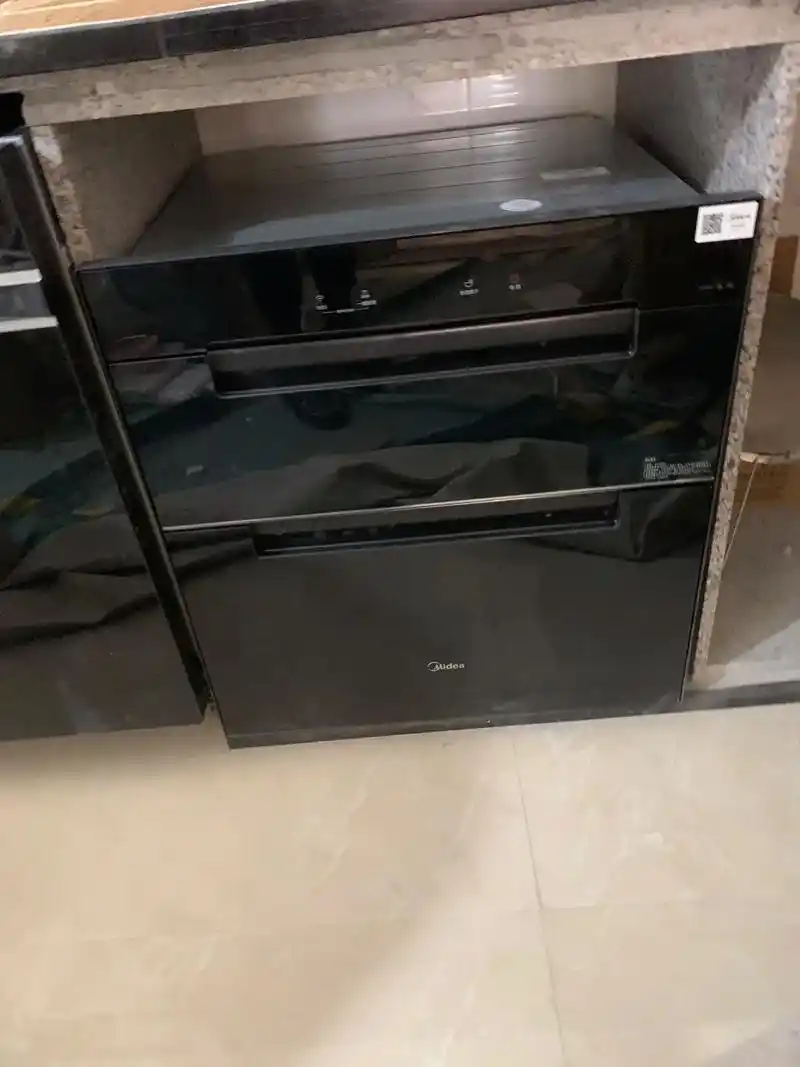 美的130l嵌入式消毒柜.收到货蛮惊喜的,实物外观好看,容量 - 抖音