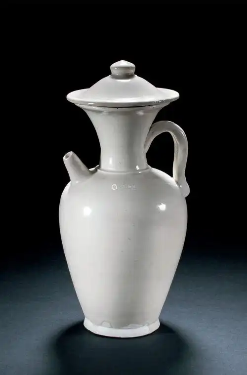 唐代邢窑白瓷执壶