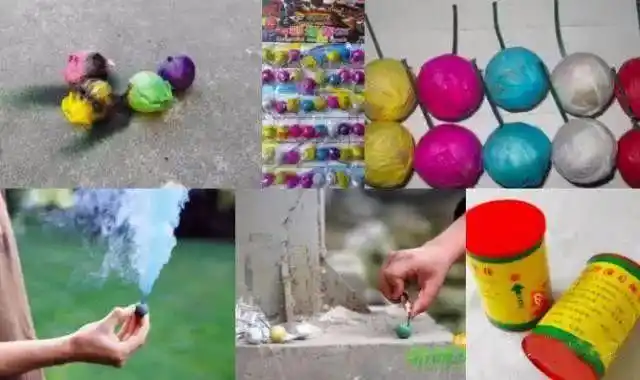 现场一名小学生说,汽车着火可能跟玩具"烟雾弹"有关.