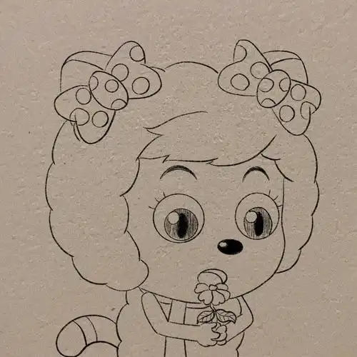 美羊羊简笔画教程