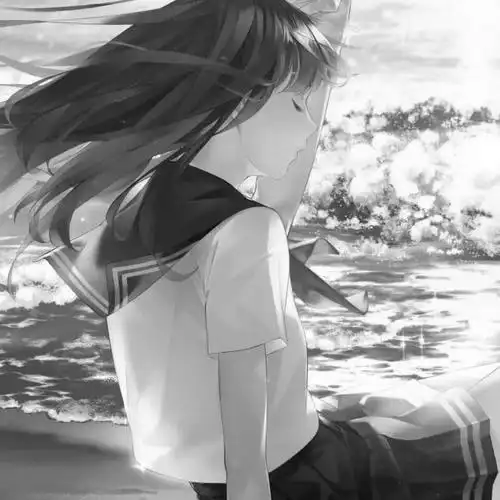 寂寞孤独伤感黑白头像图片