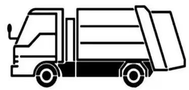 垃圾车简笔画垃圾车简笔画儿童画