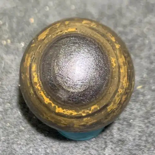 精美天然九眼页岩石蒙天珠天眼大圆珠一颗!点击头像