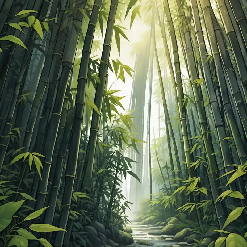 一组超级好看的竹子微信头像91 今天给大家带来一组超级好看的竹子