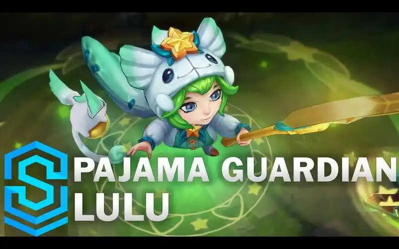 「皮肤档案室」璐璐·仙灵女巫 —— 睡衣守护者 - 英雄联盟