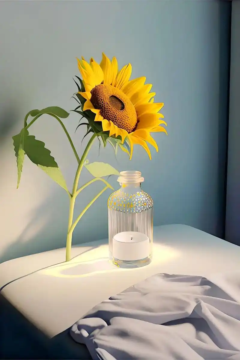 好漂亮的一朵向日葵#ai绘画 #我的插画作品集 #图文伙伴计 - 抖音