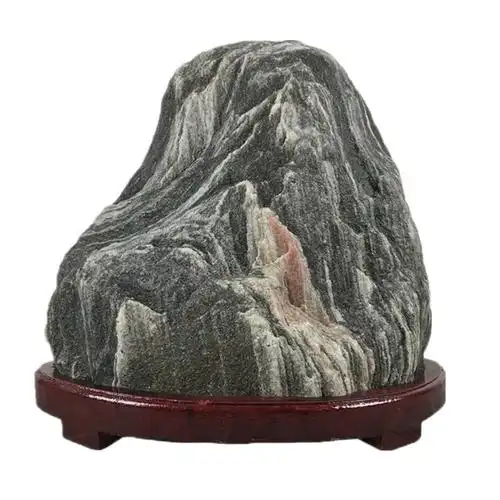 泰山石敢当天然泰山风水原石办公室家居摆件招财镇宅补角靠山石