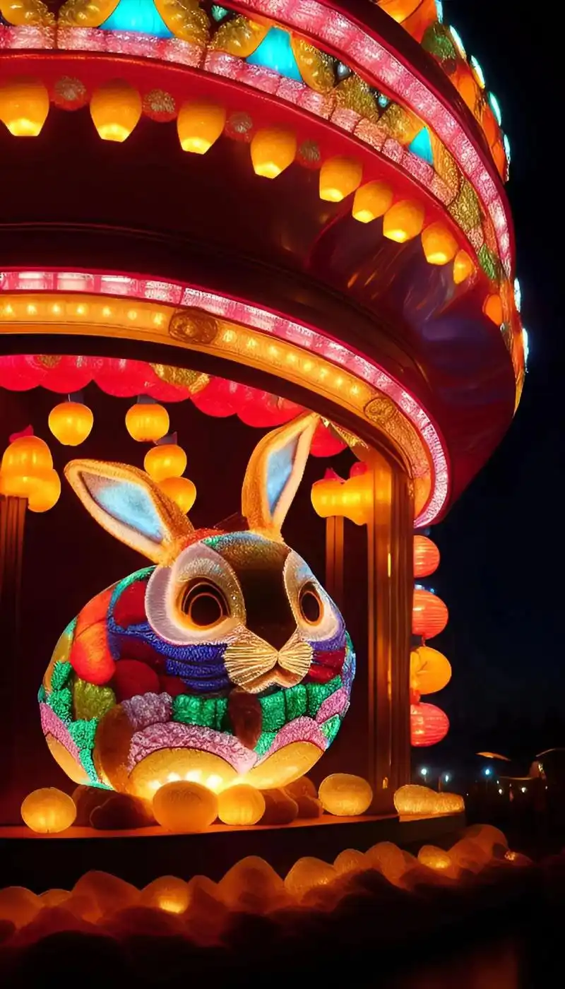 闹花灯正月十五元霄节