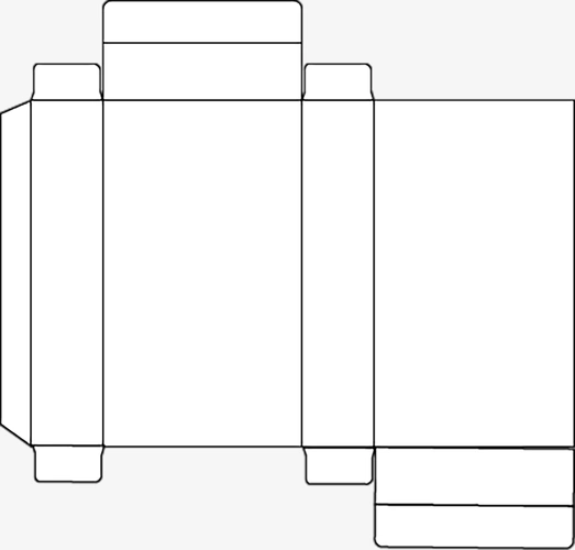 盒子平面展开图 - 当图网