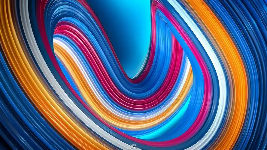 c4d制作立体扭曲抽象线条教程