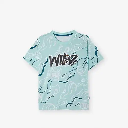 安踏儿童男大童针织短袖t