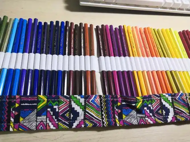 辉柏嘉油性彩铅色卡(72色) - 简书