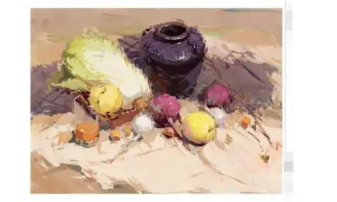 色彩静物平视构图技巧你掌握了吗