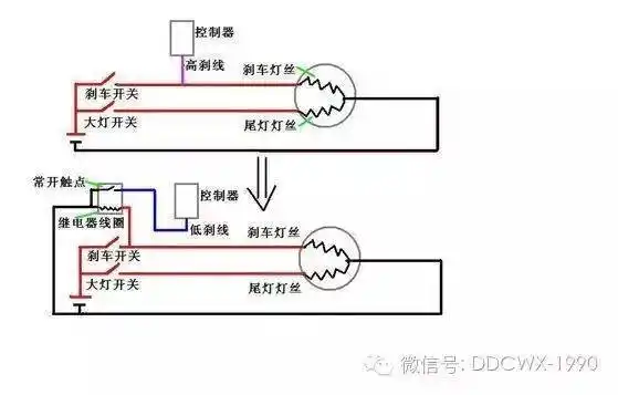 电动车刹车断电原理