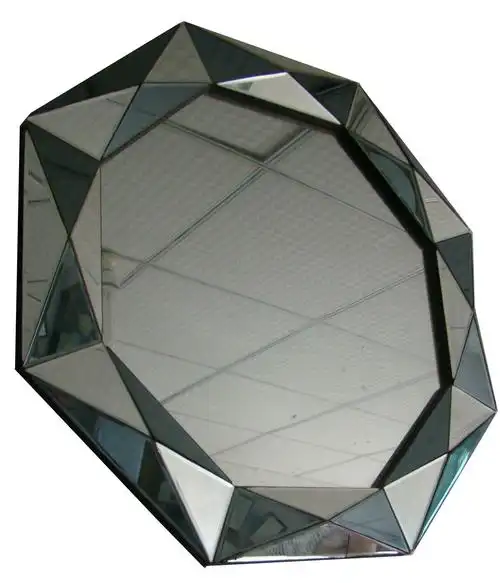 玻璃壁挂 玻璃工艺品 异型镜子壁挂 欧式壁挂 glass wall art