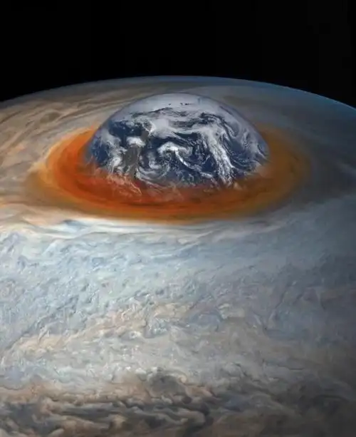 天文望远镜拍摄的恐怖木星 天文望远镜下的木星照片