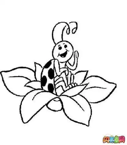 植物和动物的拼接简笔画