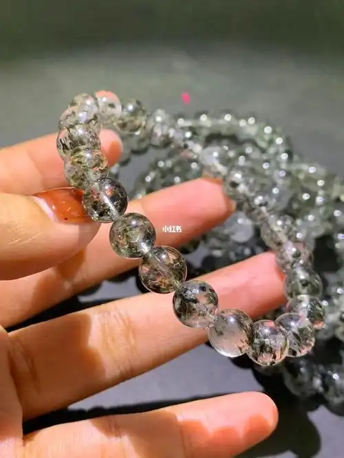 天然绿云母手链
