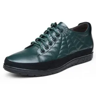 2014秋季男士商务休闲皮鞋真皮牛皮英伦内增高男鞋系带透气板鞋潮