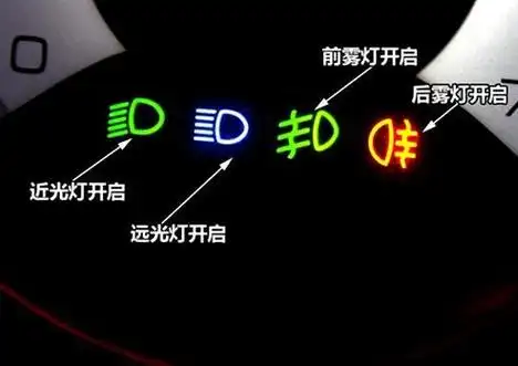 近光灯怎么开