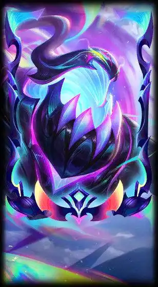 lol至高天扎克原画炫彩边框模型图标表情背景故事