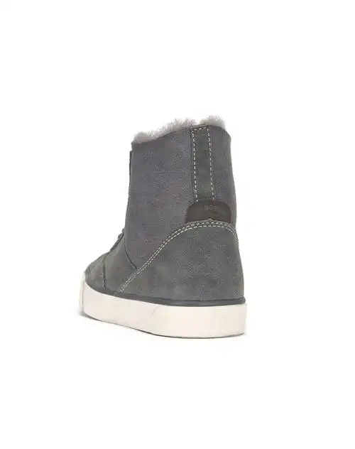 女款灰色撞色女休闲鞋