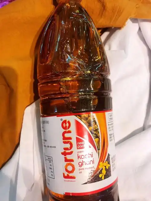 puremustardoilfortune1升芥子油芥籽油indiafood印度芥菜子